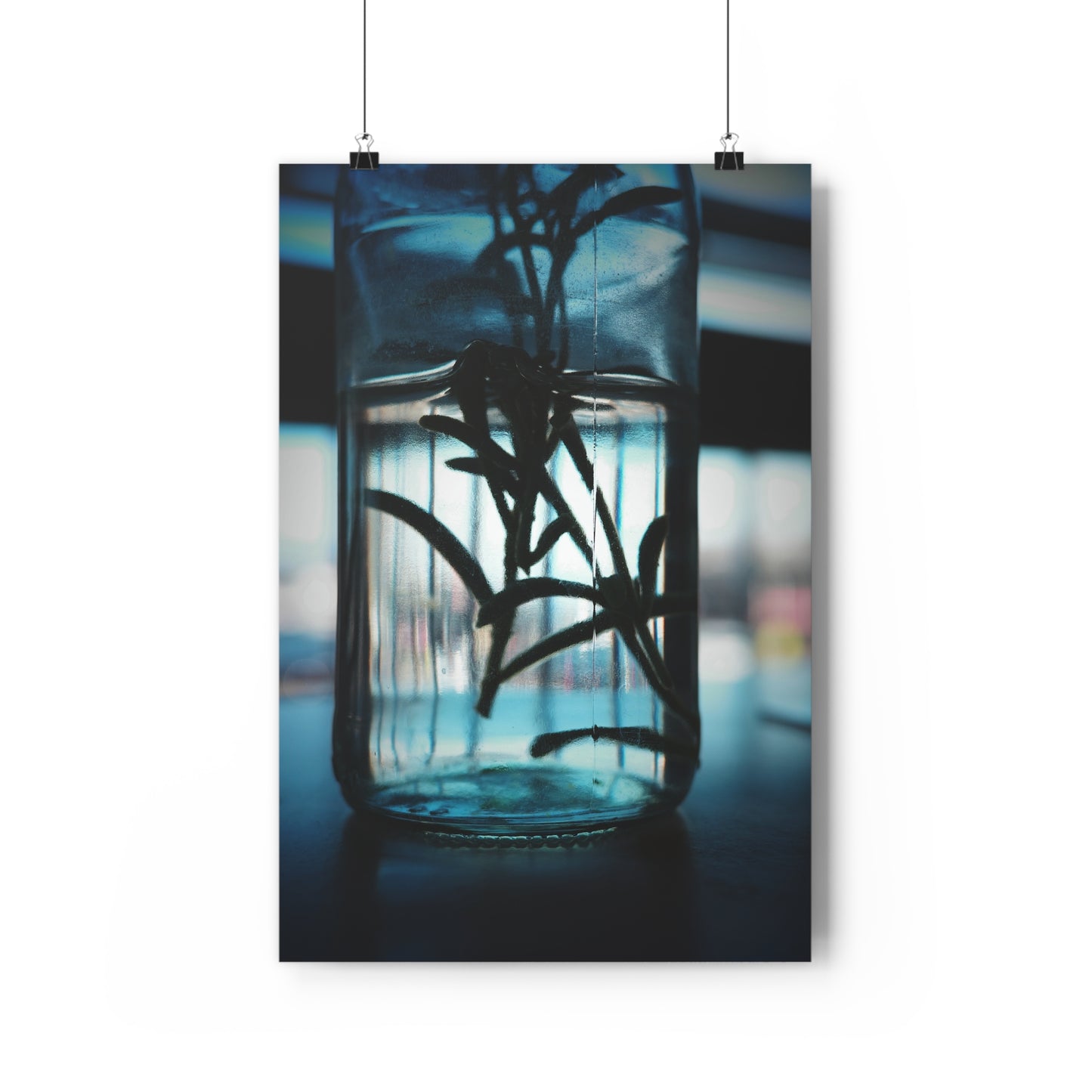 Giclée Art Print - Glas in blue