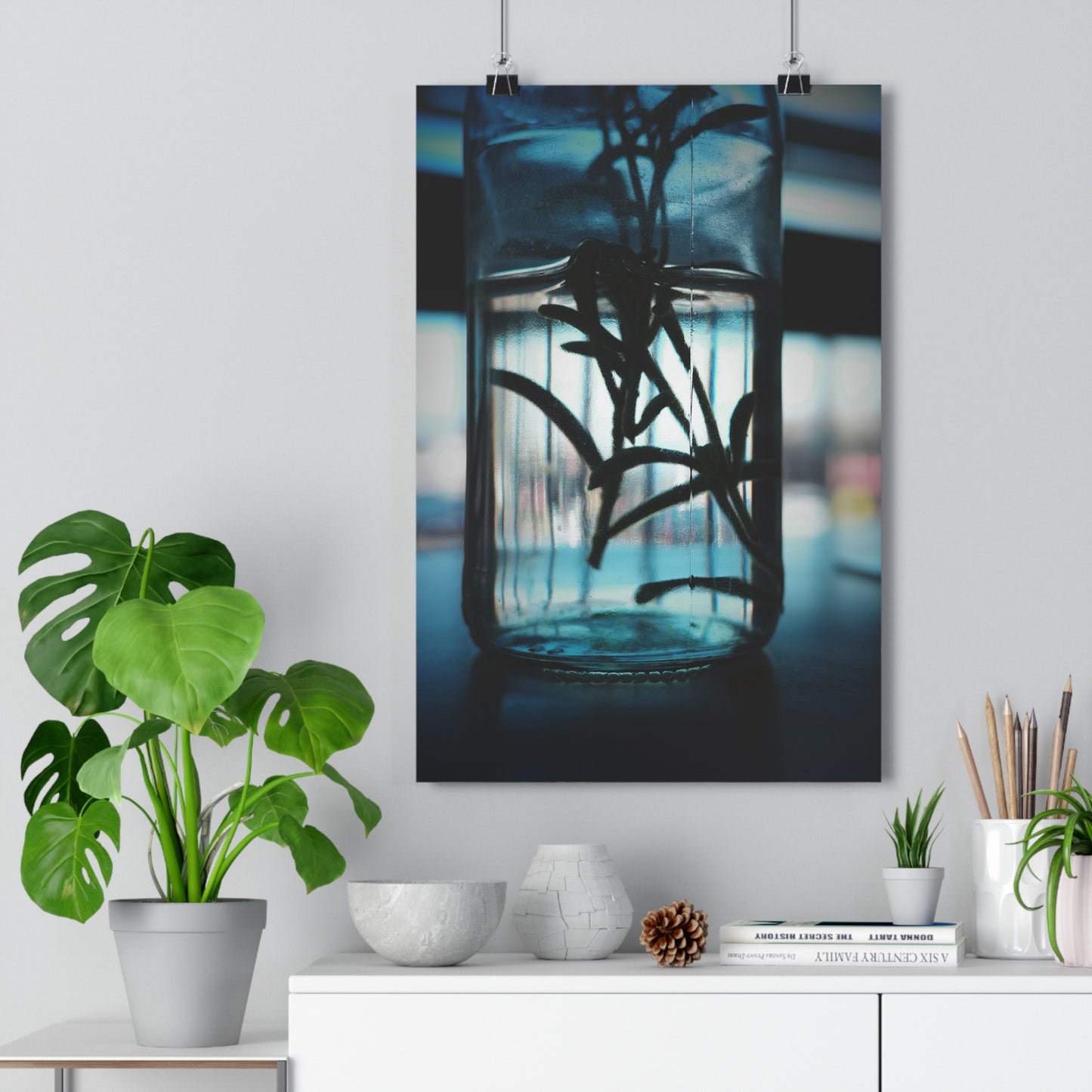 Giclée Art Print - Glas in blue