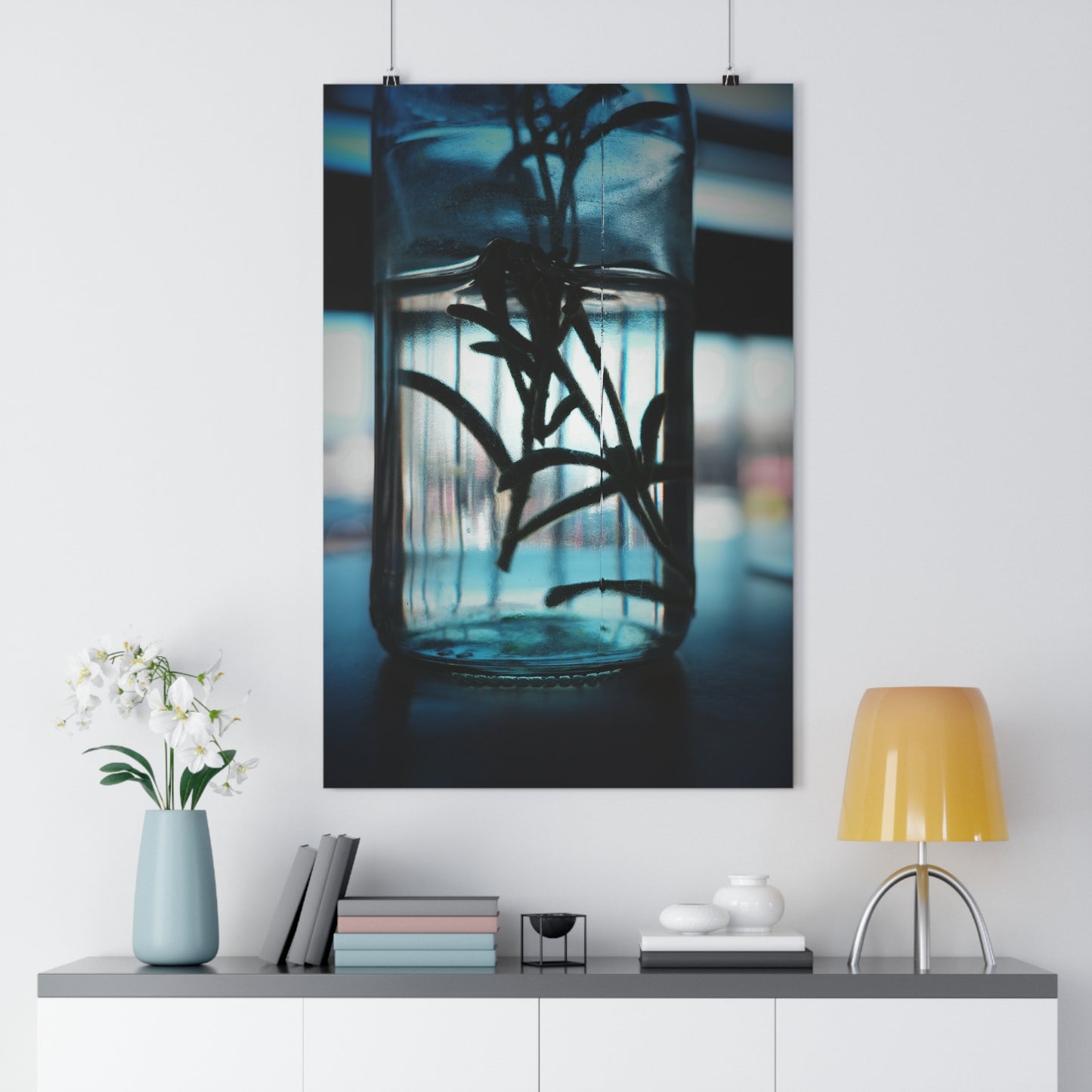 Giclée Art Print - Glas in blue
