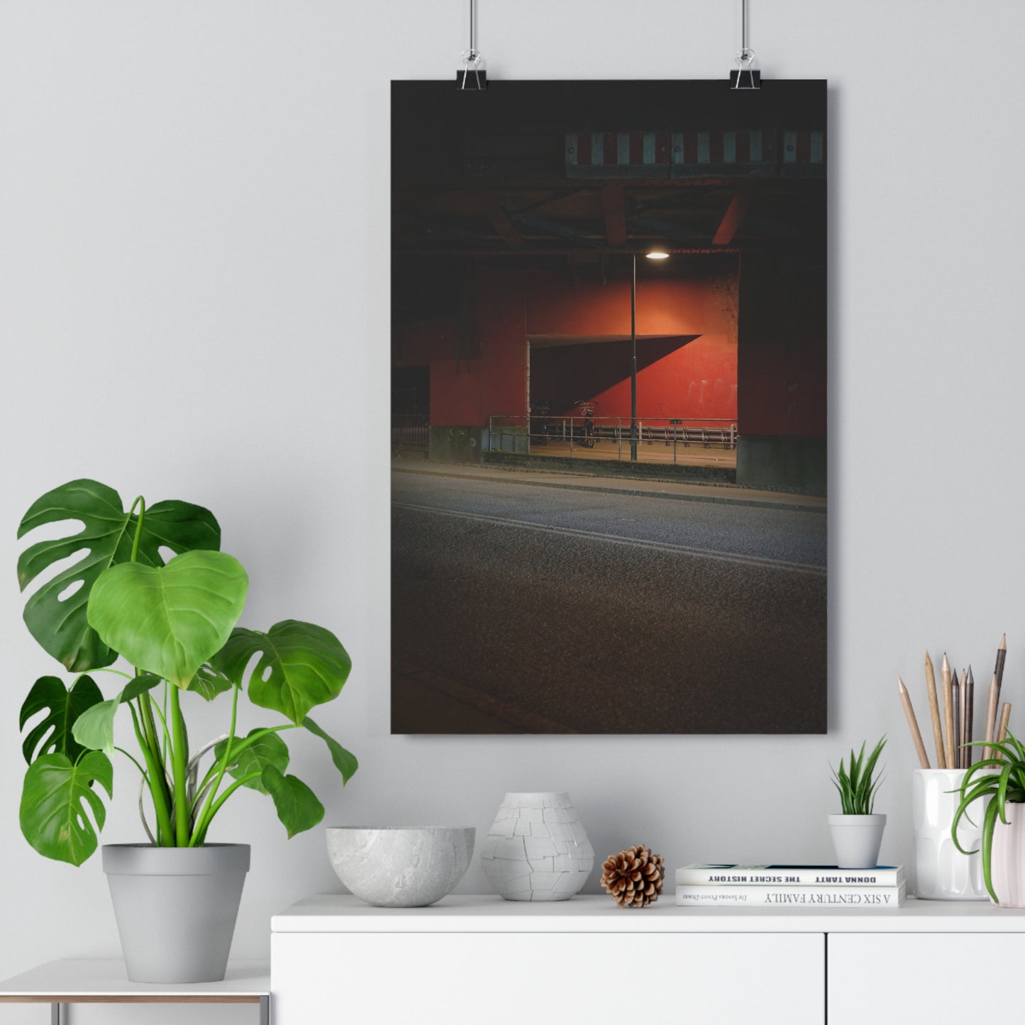 Giclée Art Print - The dark red night